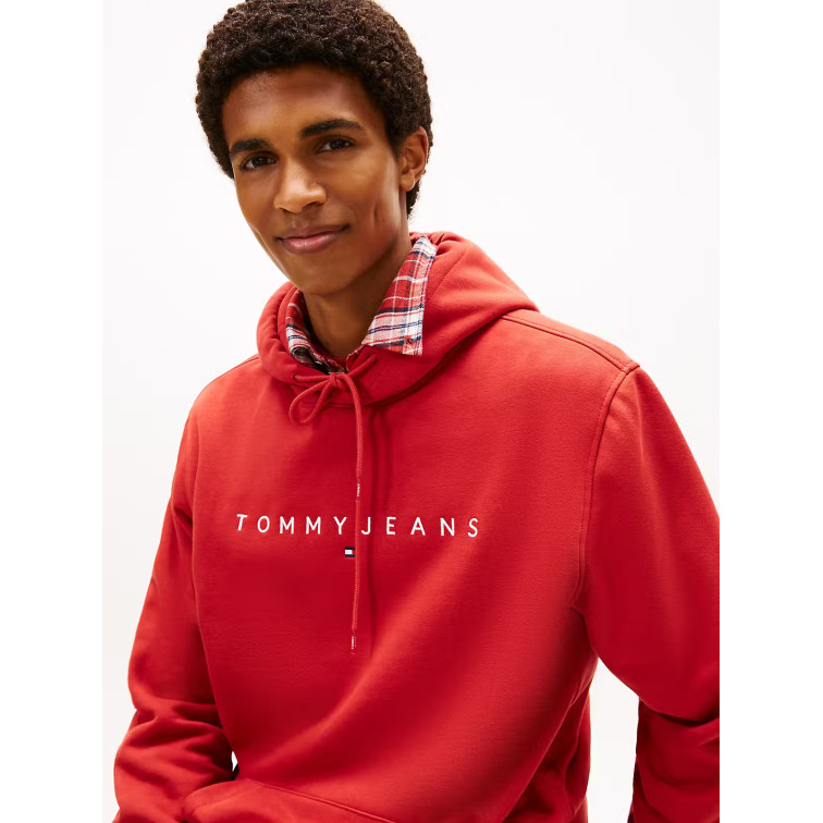 SUDADERA HOMBRE  TOMMY HILFIGER TJM REG LINEAR LOGO HOODIE EXT