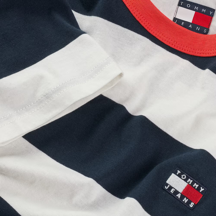 CAMISETA DE RAYAS HOMBRE TOMMY JEANS FIT REGULAR
