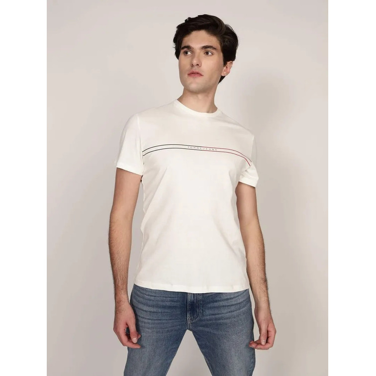 CAMISETA HOMBRE TOMMY JEANS CON LOGO FIT SLIM