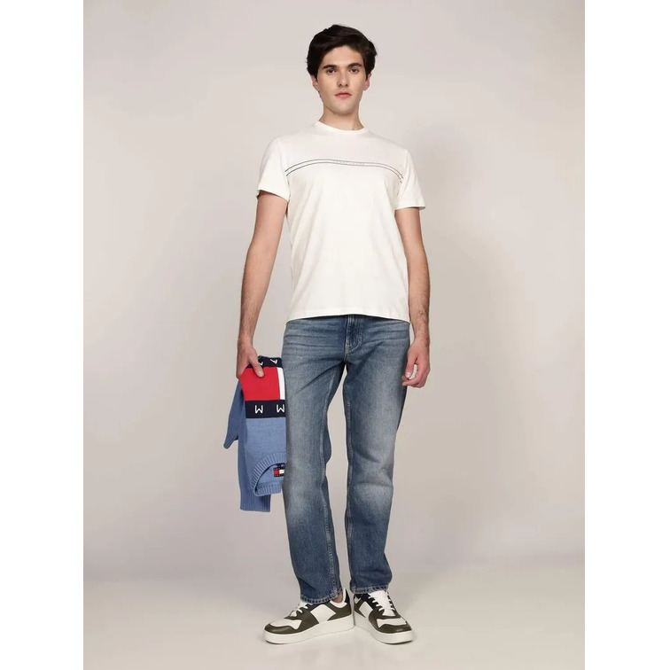 CAMISETA HOMBRE TOMMY JEANS CON LOGO FIT SLIM