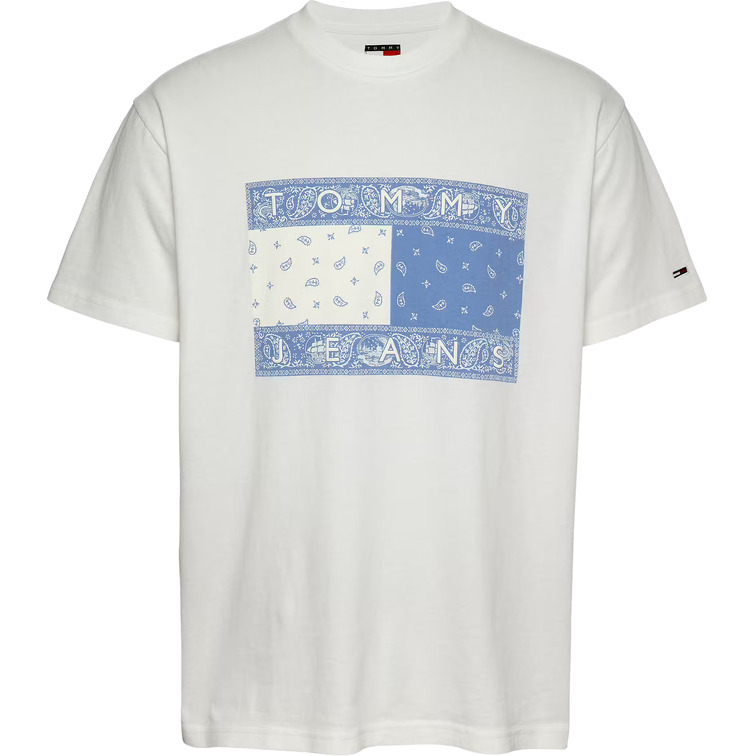 CAMISETA HOMBRE TOMMY JEANS LOGO CACHEMIR FIT HOLGADO