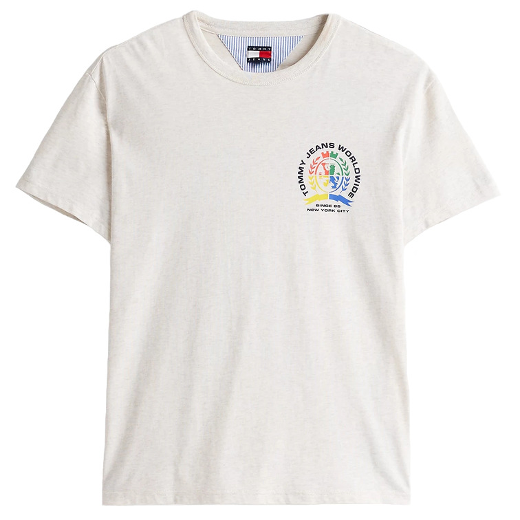 CAMISETA HOMBRE TOMMY JEANS ESCUDO UNIVERSITARIO FIT REGULAR