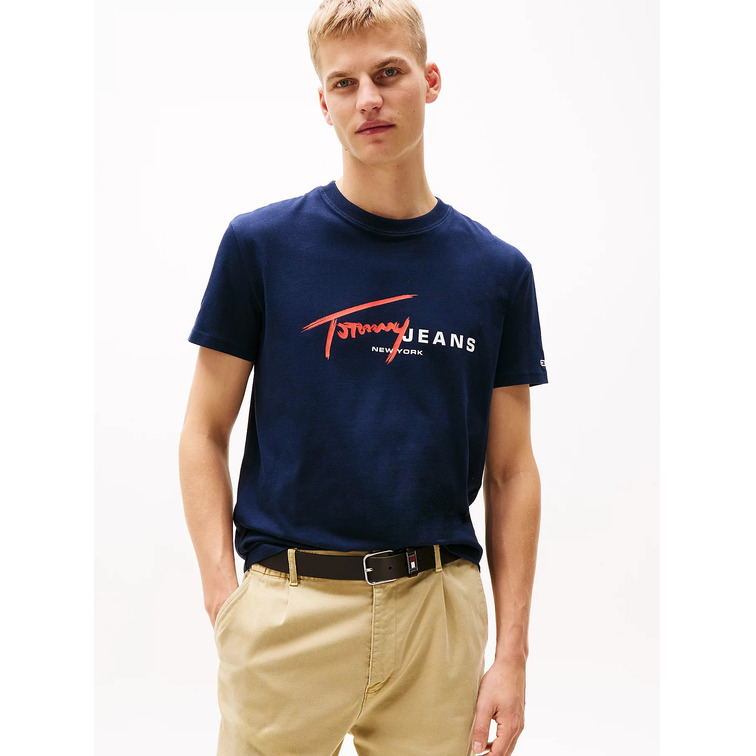 CAMISETA HOMBRE TOMMY JEANS LOGO GRAFITI FIT REGULAR