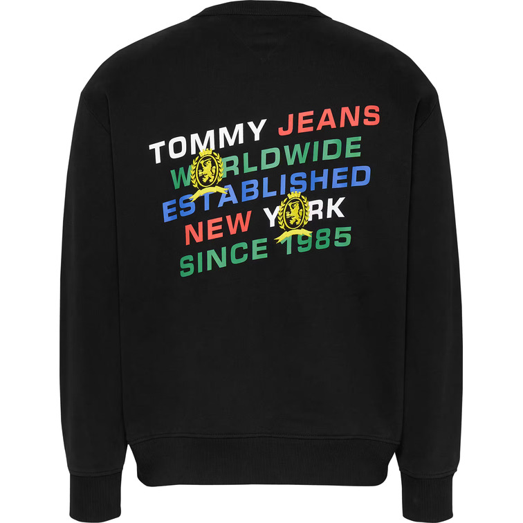 SUDADERA HOMBRE TOMMY JEANS ESTAMPADO ESPALDA FIT HOLGADO