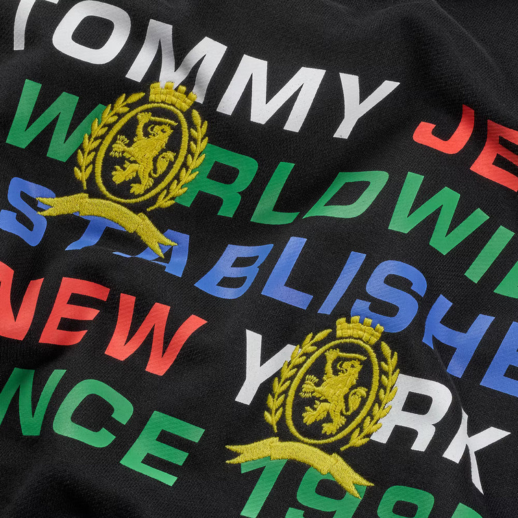 SUDADERA HOMBRE TOMMY JEANS ESTAMPADO ESPALDA FIT HOLGADO