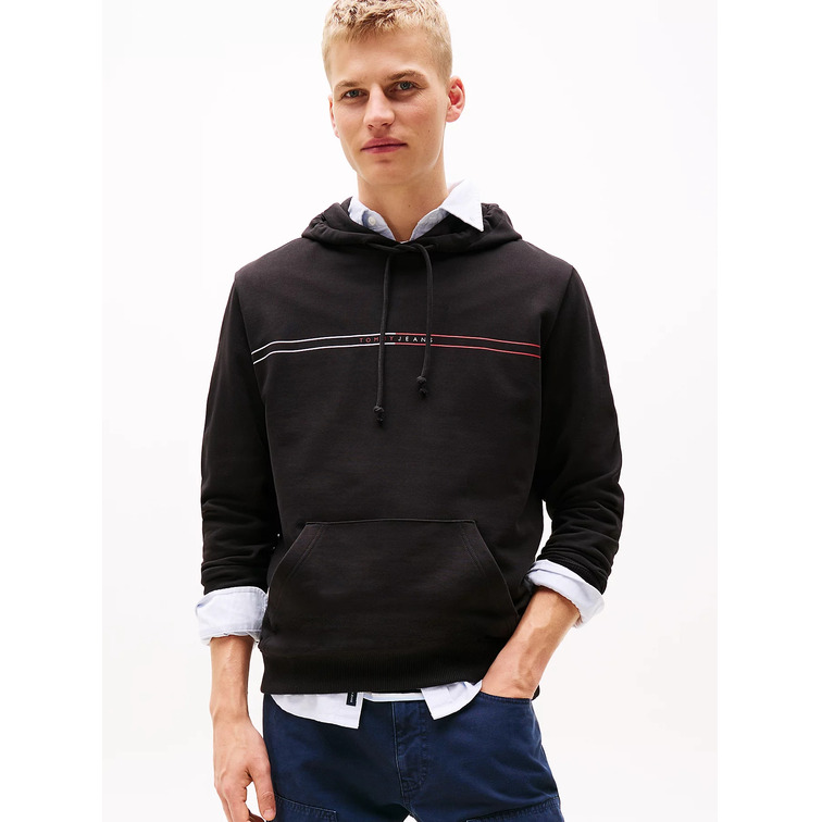 SUDADERA CON CAPUCHA HOMBRE TOMMY JEANS CON LOGO FIT REGULAR