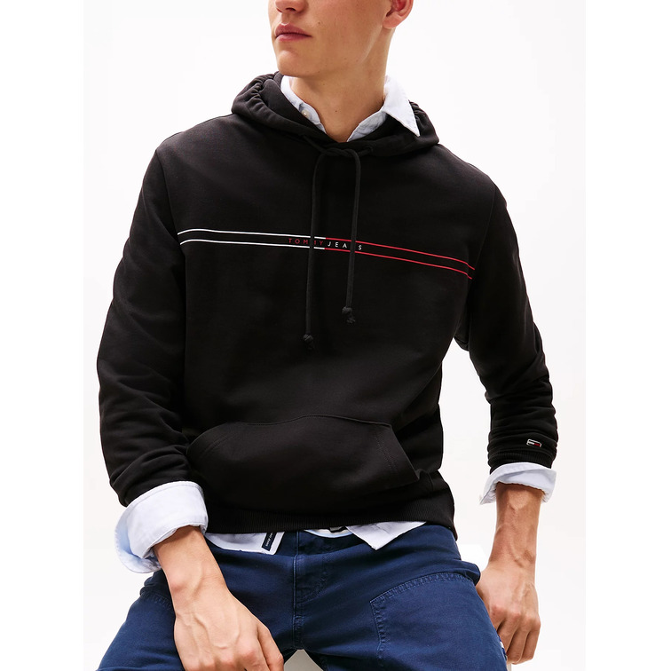 SUDADERA CON CAPUCHA HOMBRE TOMMY JEANS CON LOGO FIT REGULAR