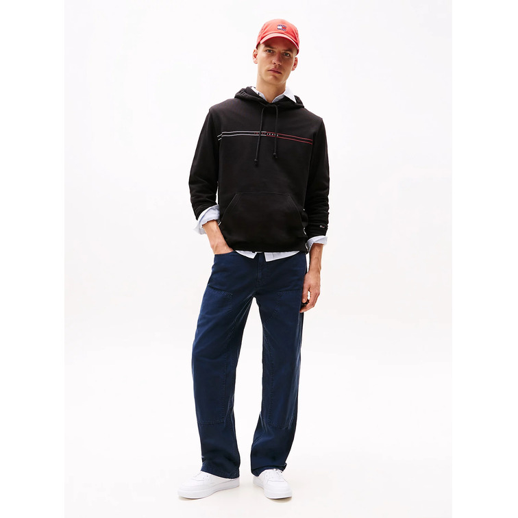SUDADERA CON CAPUCHA HOMBRE TOMMY JEANS CON LOGO FIT REGULAR