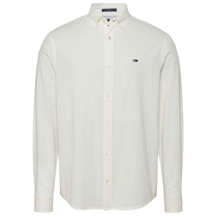 CAMISA HOMBRE TOMMY JEANS DE LINO FIT REGULAR