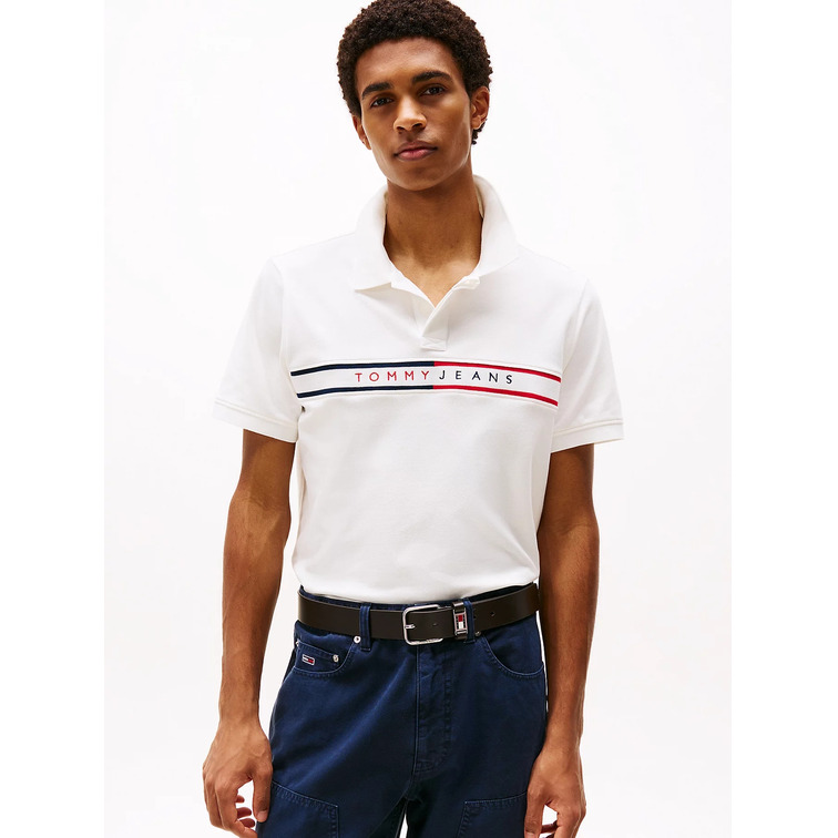 POLO HOMBRE TOMMY JEANS LOGO BORDADO FIT SLIM