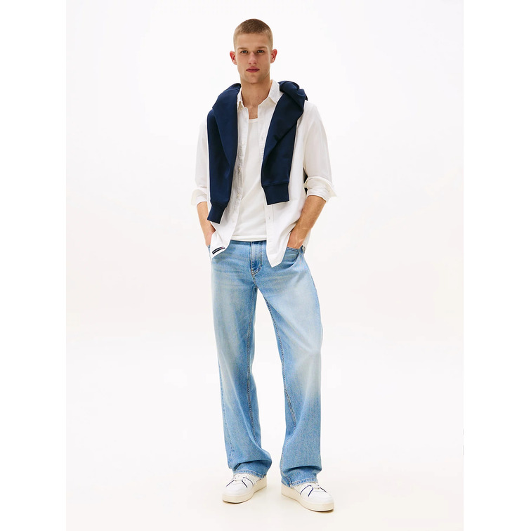 HOMBRE TJM REG OXFORD SHIRT EXT YBL