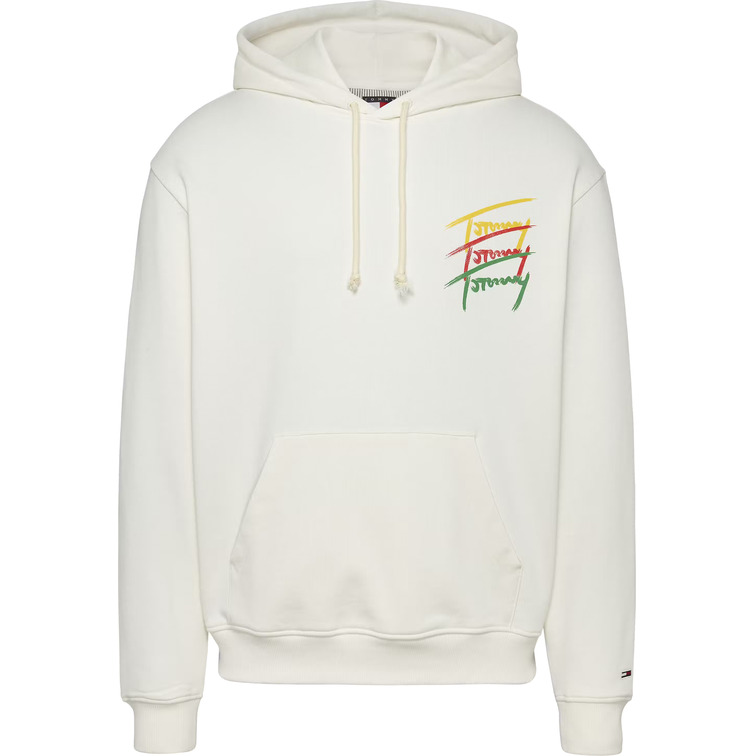 SUDADERA CON CAPUCHA HOMBRE TOMMY JEANS LOGO FIRMA FIT HOLGADO