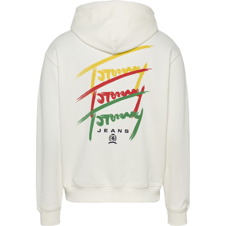 SUDADERA CON CAPUCHA HOMBRE TOMMY JEANS LOGO FIRMA FIT HOLGADO