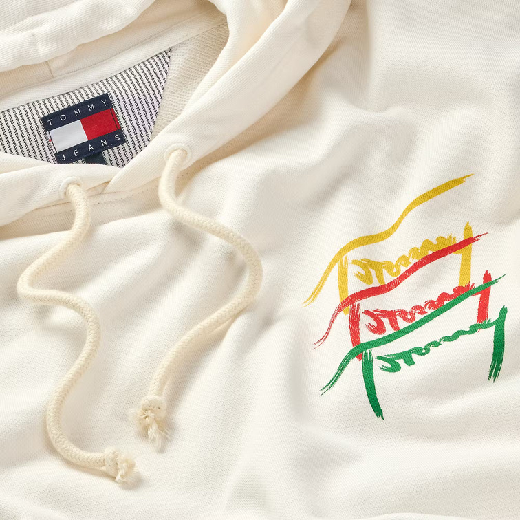 SUDADERA CON CAPUCHA HOMBRE TOMMY JEANS LOGO FIRMA FIT HOLGADO