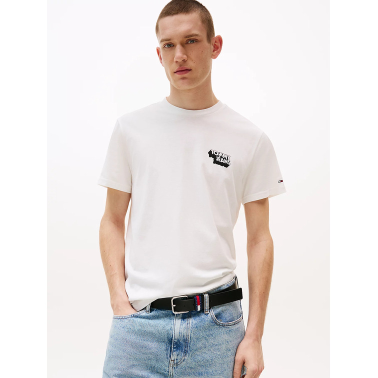 HOMBRE TJM SLIM STACK LOGO TEE EXT YBL