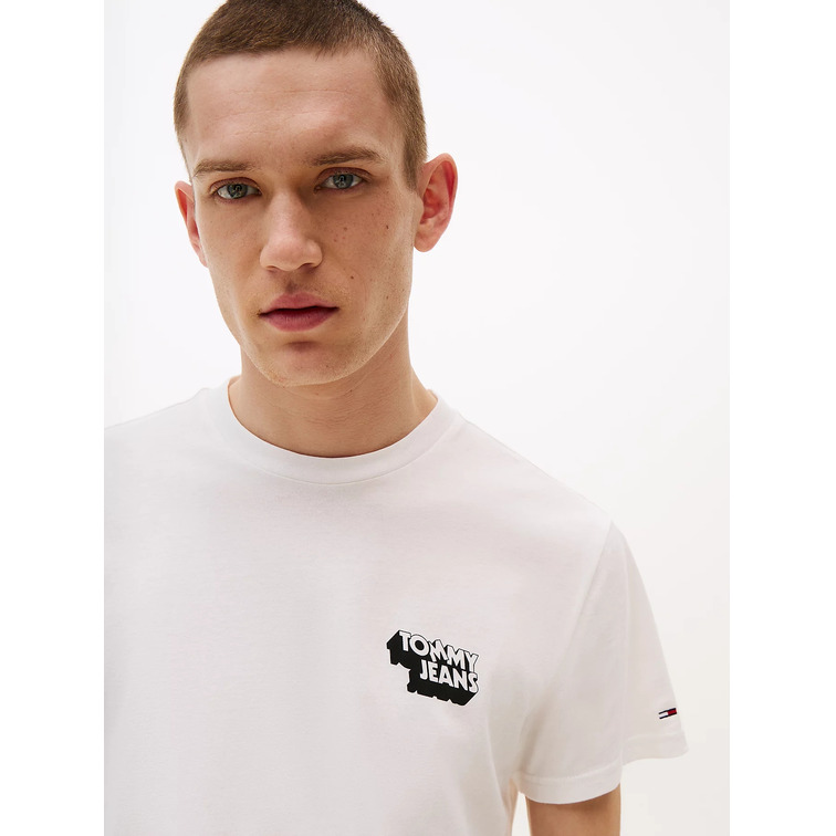 HOMBRE TJM SLIM STACK LOGO TEE EXT YBL