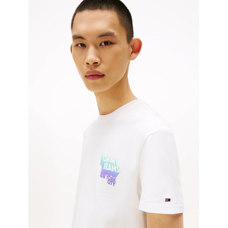 HOMBRE TJM REG STACK BACKPRINT TEE EX YBL
