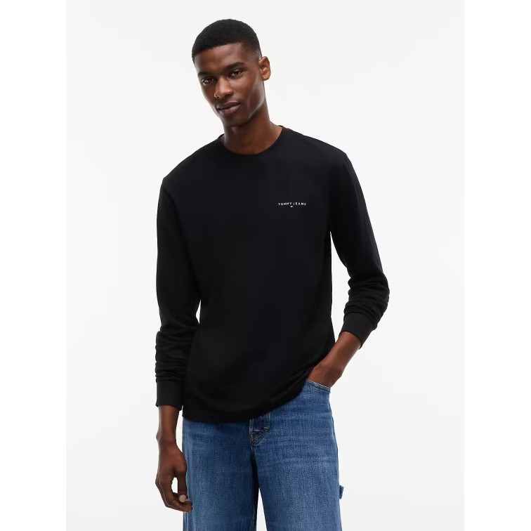 CAMISETA HOMBRE  TOMMY HILFIGER TJM SLIM CHEST LINEAR LS TEE E