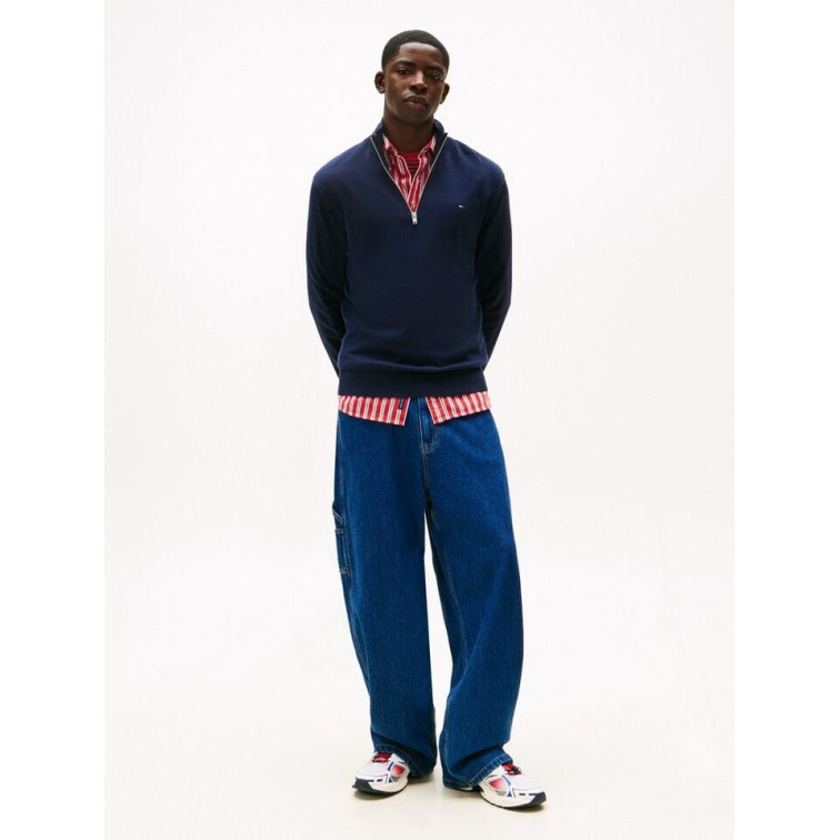 HOMBRE TJM SLM ESS LIGHT ¼ ZIP SWTR E C1G