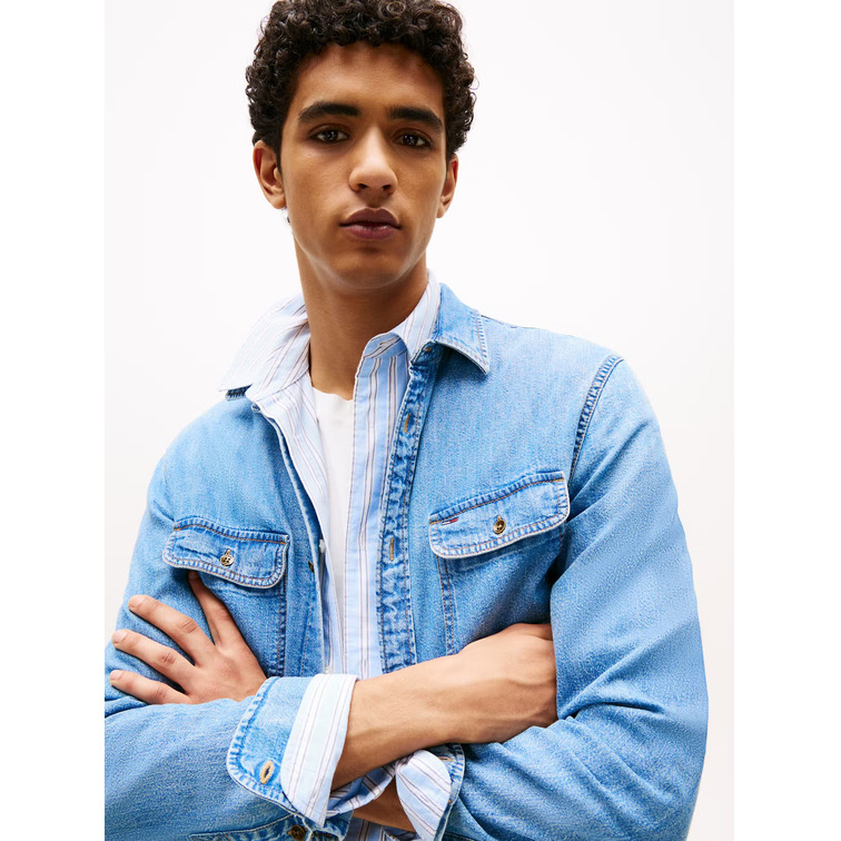 HOMBRE LS REGULAR DENIM SHIRT EXT 1A5