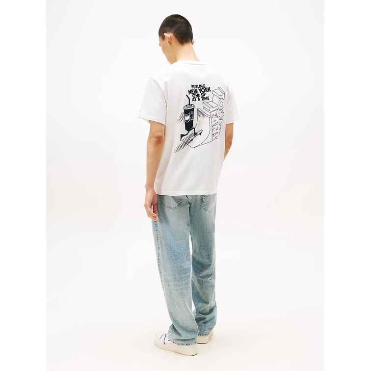 HOMBRE TJM RLX SKATER BACK GRAPHIC TE YBL
