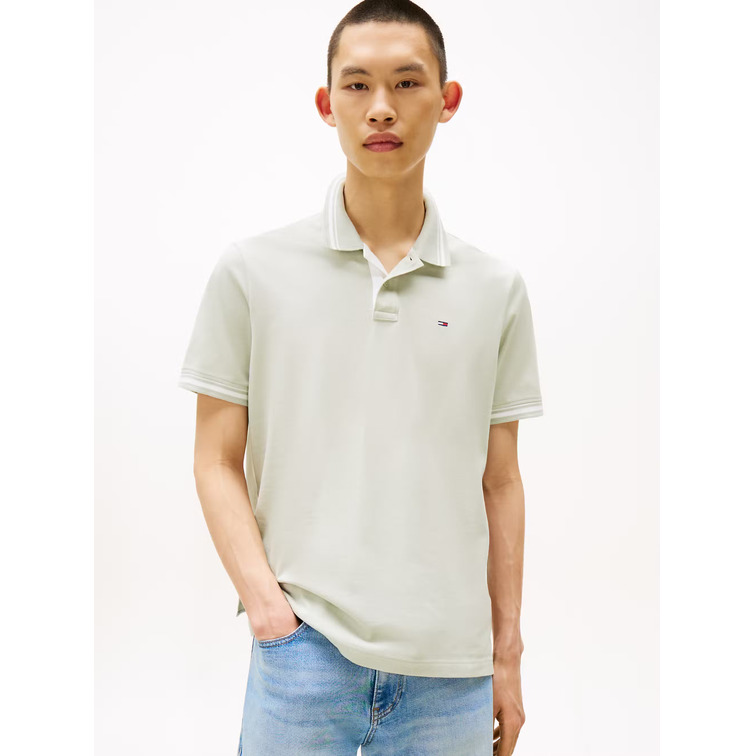 POLO HOMBRE TOMMY JEANS RIBETEADO FIT REGULAR