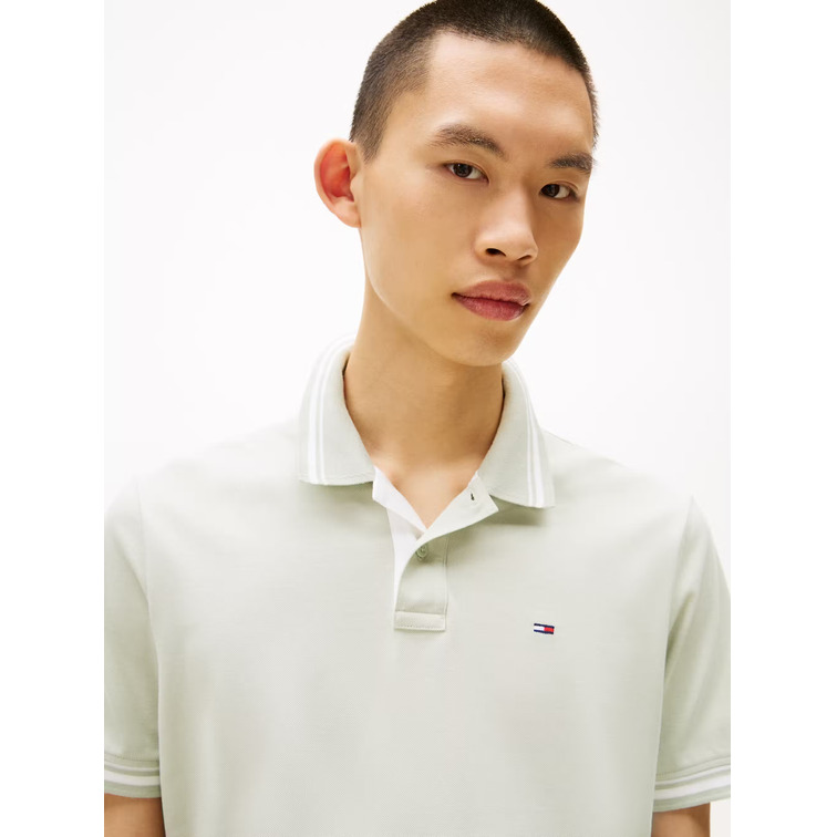 POLO HOMBRE TOMMY JEANS RIBETEADO FIT REGULAR