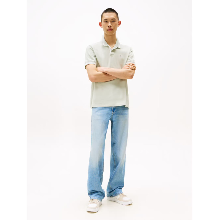 POLO HOMBRE TOMMY JEANS RIBETEADO FIT REGULAR
