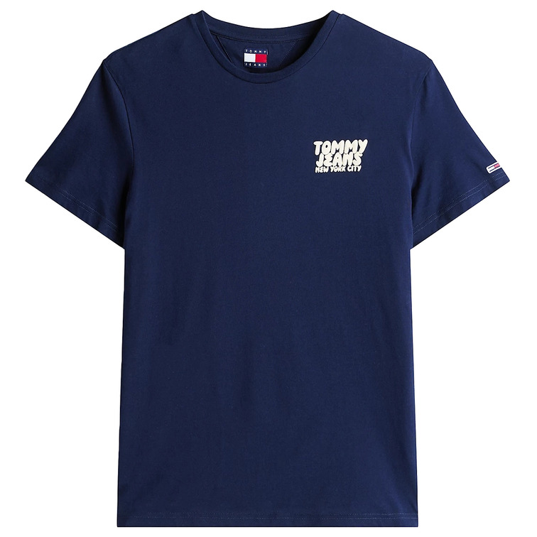 CAMISETA HOMBRE TOMMY JEANS LOGO BURBUJA FIT SLIM