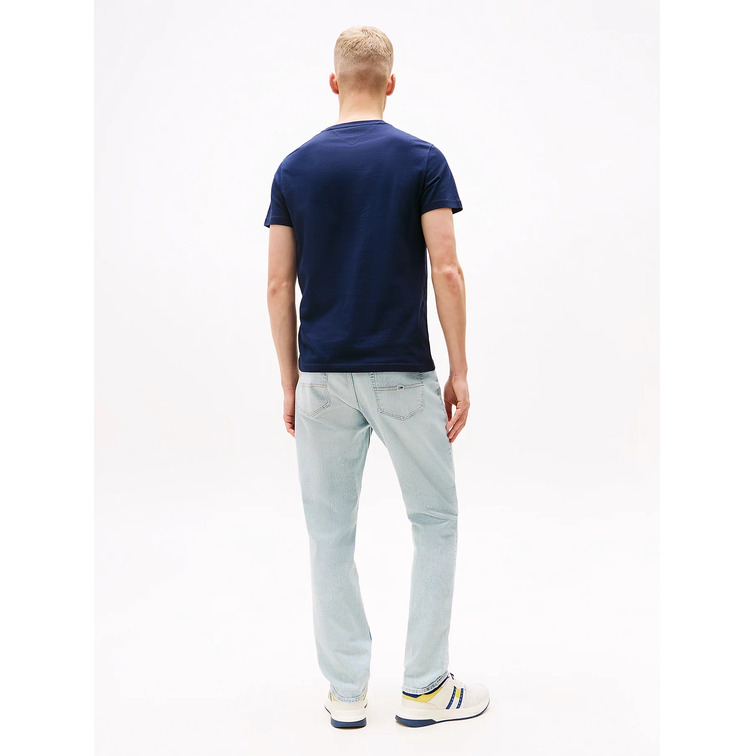 CAMISETA HOMBRE TOMMY JEANS LOGO BURBUJA FIT SLIM