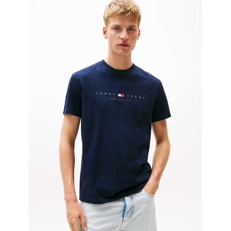 CAMISETA HOMBRE TOMMY JEANS LOGO LINEAL FIT REGULAR