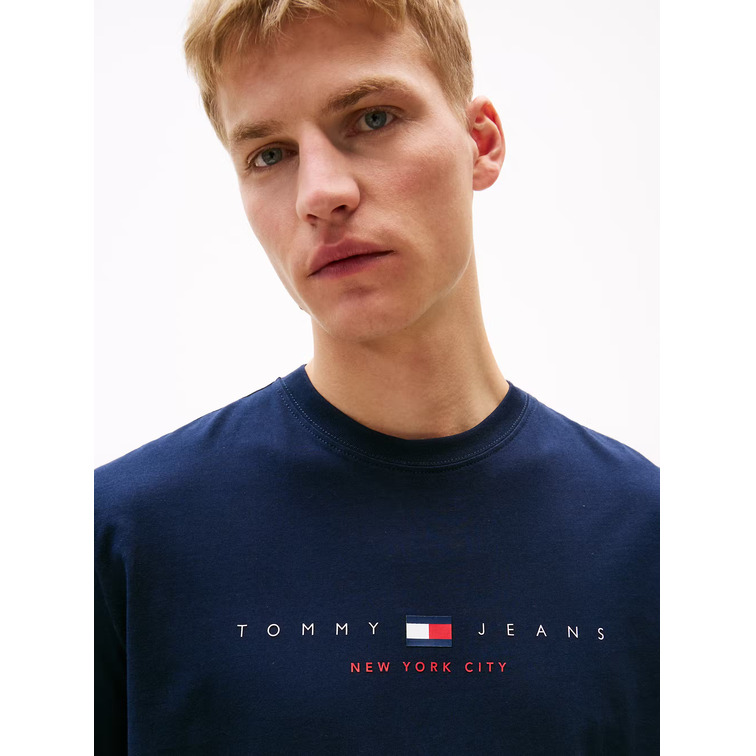 CAMISETA HOMBRE TOMMY JEANS LOGO LINEAL FIT REGULAR