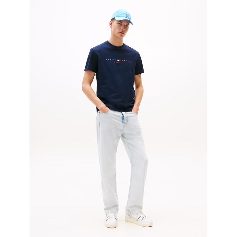 CAMISETA HOMBRE TOMMY JEANS LOGO LINEAL FIT REGULAR