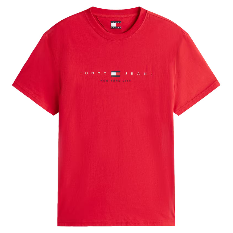 CAMISETA HOMBRE TOMMY JEANS LOGO LINEAL FIT REGULAR