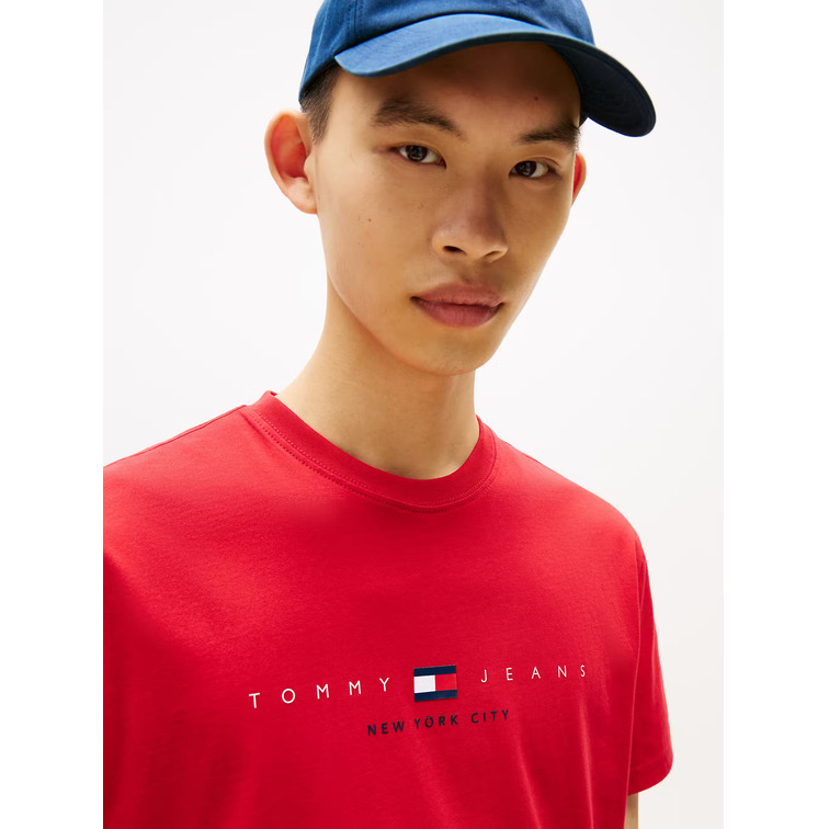 CAMISETA HOMBRE TOMMY JEANS LOGO LINEAL FIT REGULAR