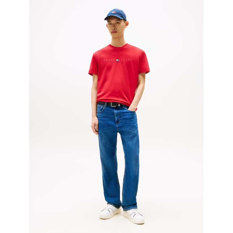 CAMISETA HOMBRE TOMMY JEANS LOGO LINEAL FIT REGULAR