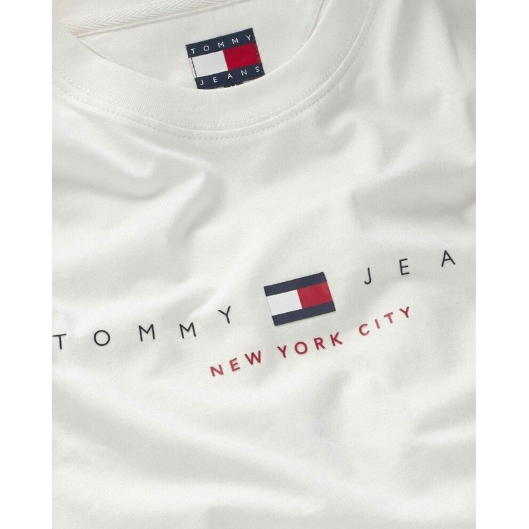 HOMBRE TJM REG FLAG LINEAR SS TEE EXT YBL