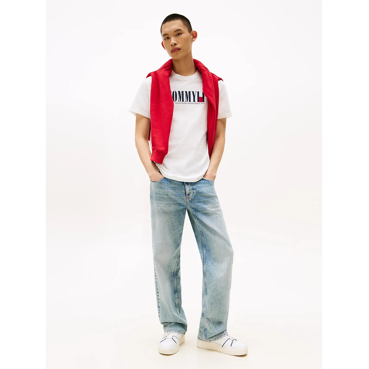 HOMBRE TJM REG TOMMY DNA FLAG TEE EXT YBL