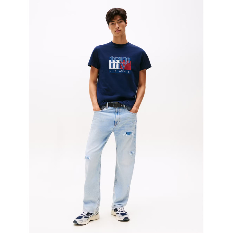 HOMBRE TJM SLIM RWB FLAG TEE EXT C1G