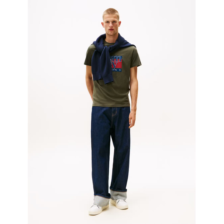 HOMBRE TJM SLIM RWB FLAG TEE EXT MRH