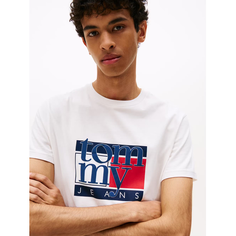 HOMBRE TJM SLIM RWB FLAG TEE EXT YBH