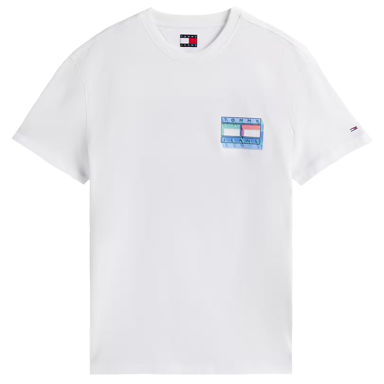 HOMBRE TJM REG DNA FLAG PLAY TEE EXT YBL