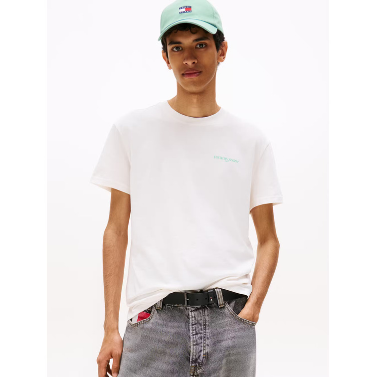 HOMBRE TJM REG BLUR SCRIPT BACK TEE YBH
