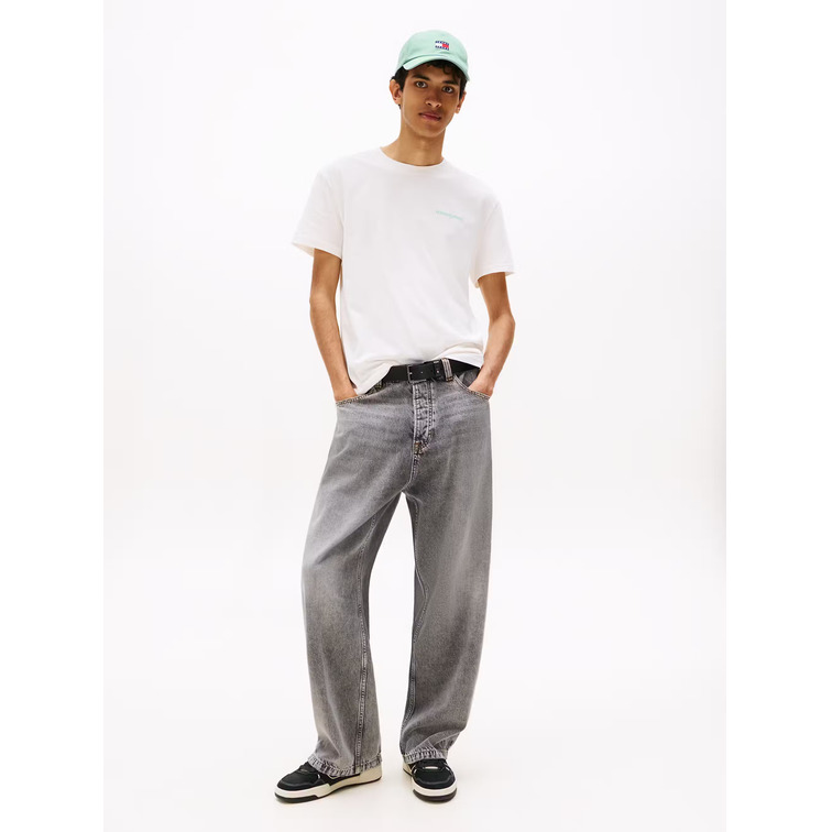 HOMBRE TJM REG BLUR SCRIPT BACK TEE YBH