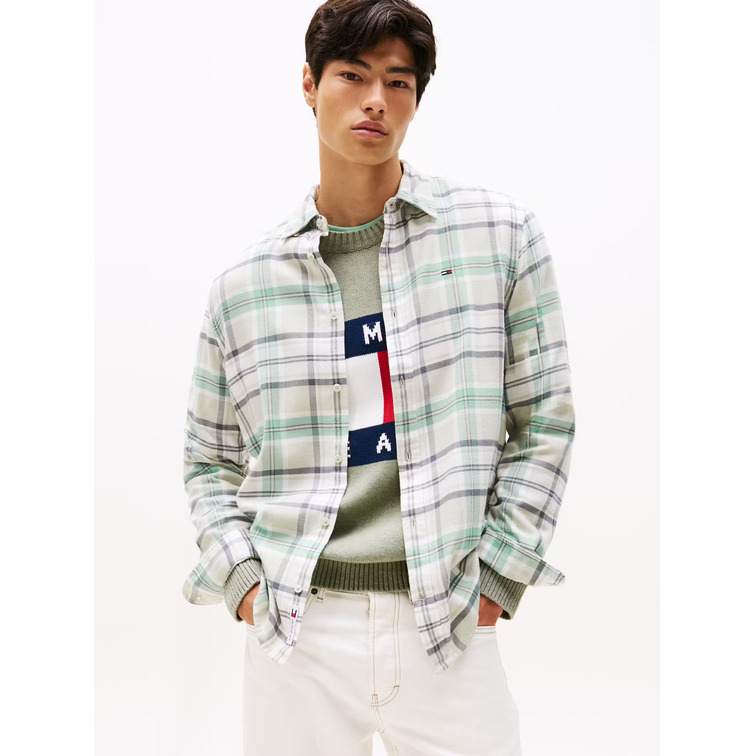 HOMBRE TJM REG FLANNEL CHECK SHIRT EX 0H7