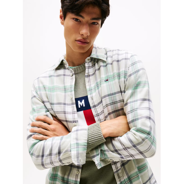 HOMBRE TJM REG FLANNEL CHECK SHIRT EX 0H7