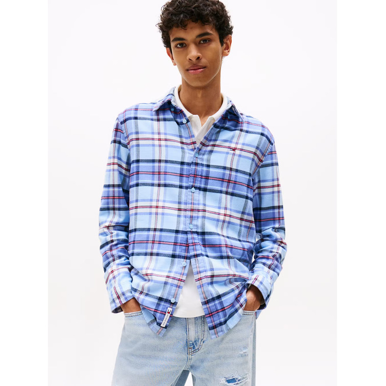HOMBRE TJM REG FLANNEL CHECK SHIRT EX C1T