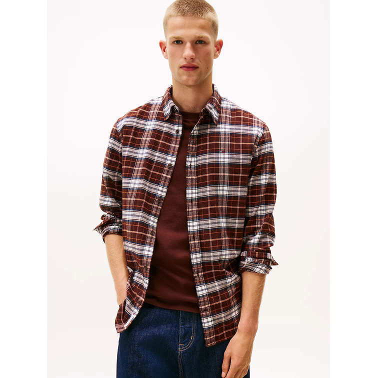 CAMISA HOMBRE  TOMMY HILFIGER TJM REG FLANNEL CHECK SHIRT EX