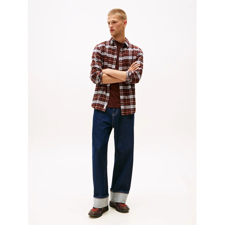 CAMISA HOMBRE  TOMMY HILFIGER TJM REG FLANNEL CHECK SHIRT EX