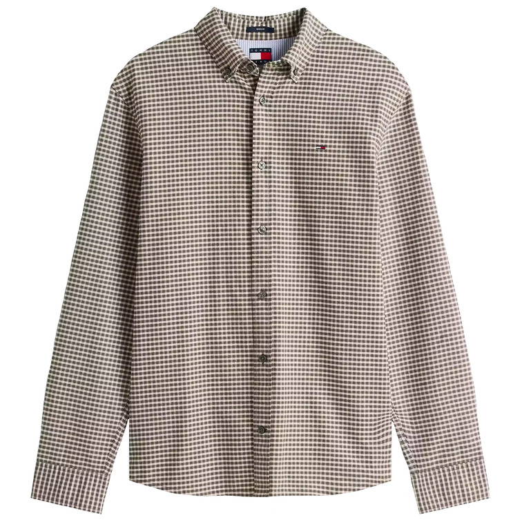 HOMBRE TJM REG OXFORD CHECK SHIRT EXT MRH